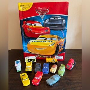 Disney’s Cars 3 My Busy Book with Plastic Toy Cars